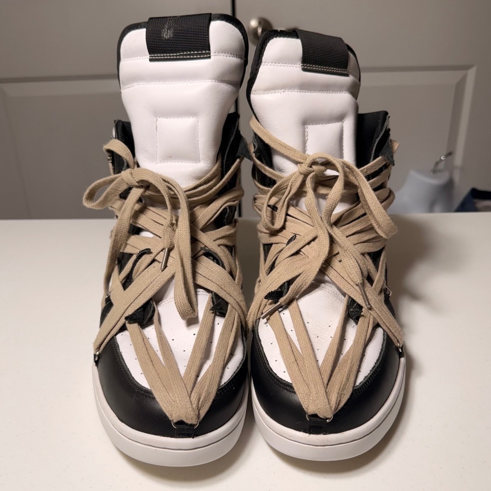 Vogal Stand Vogal 1 High Top Sneakers Black White Limited Edition Mens Size 13 - Picture 4 of 15